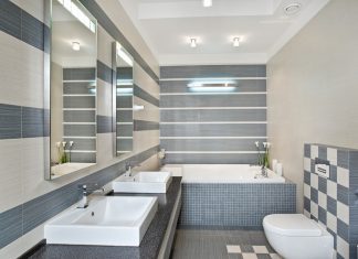 moderne badkamer